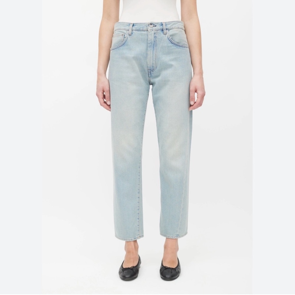 TOTEME Women's Light Wash TWISTED SEAM straight leg